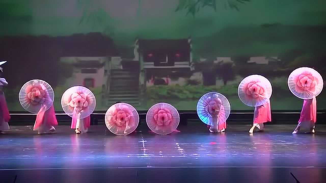 古典舞伞舞《风筝误》舞蹈视频 最美民族舞蹈群舞_腾讯视频