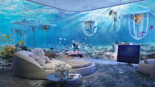 世界首个水下别墅，年内开张，谁会是第一个与鱼共眠的人