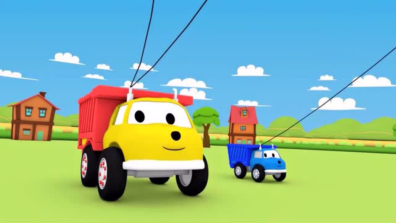 用彩色的风筝翻斗车伊森