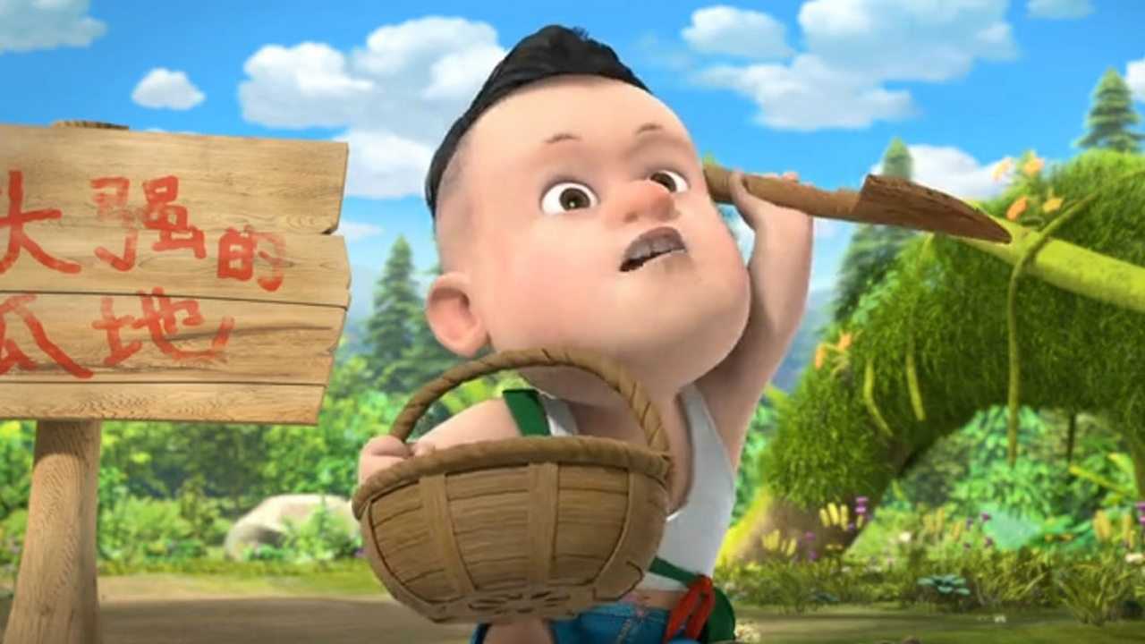 熊熊乐园光头强根本就不会种西瓜还不听熊大熊二的劝