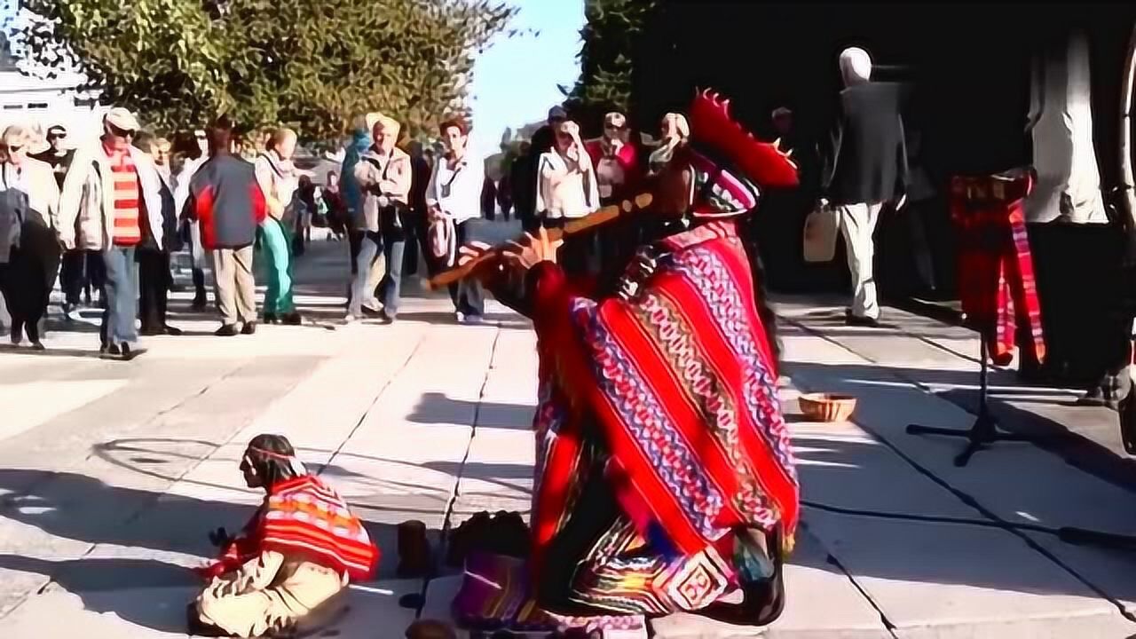 印第安人神曲最后的莫西干人在美国街头艺人演奏下显得更加好听了