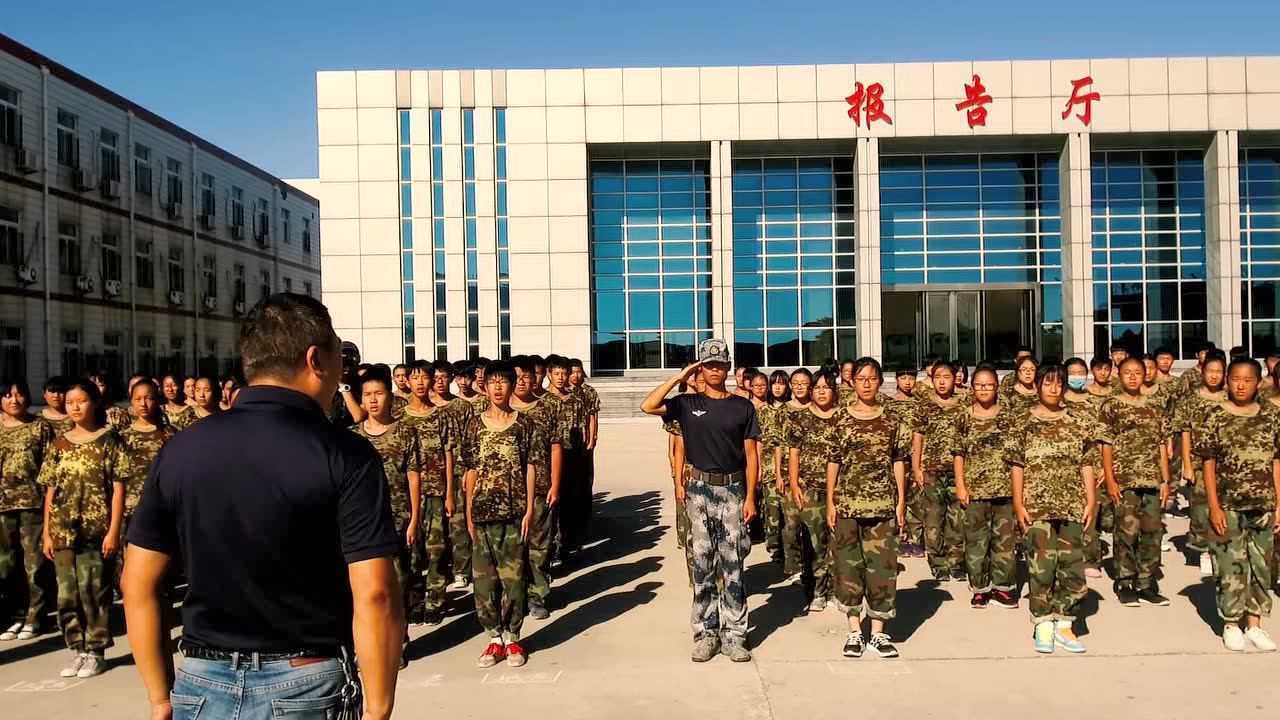 天津市第一商业学校2018年新生军训集锦