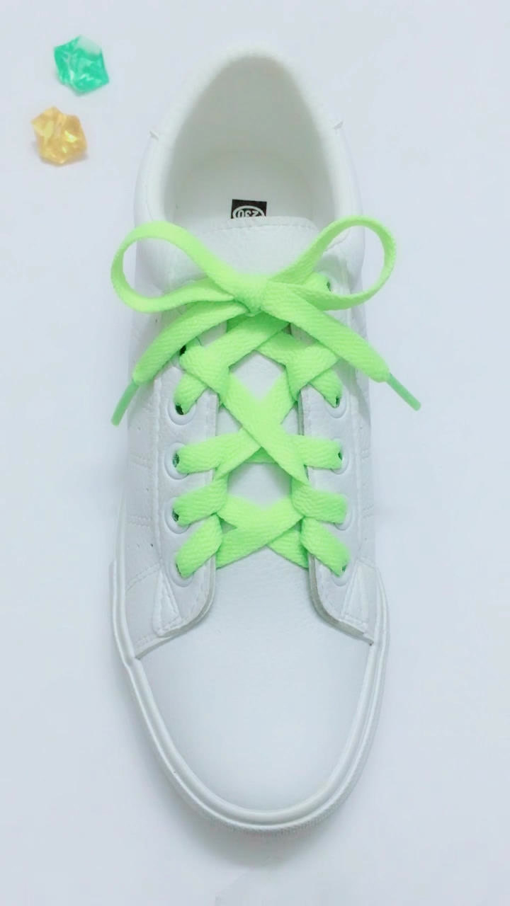 你们没有见过的六孔鞋带系法