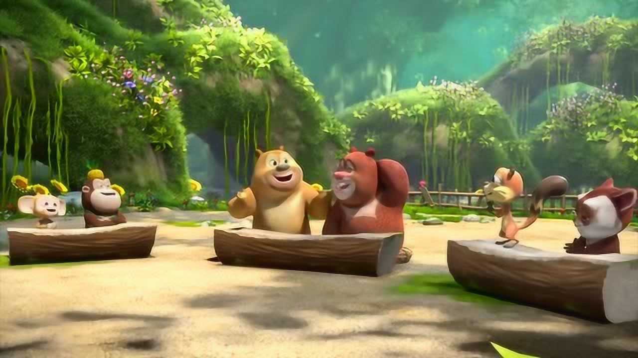 熊熊乐园山羊爷爷在课堂上提出问题大家都积极举手回答