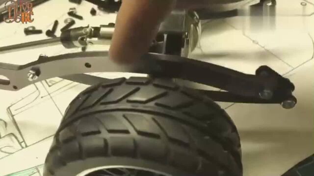 DIY自制模型遥控车,做旧老爷车,仿真RC比例模型