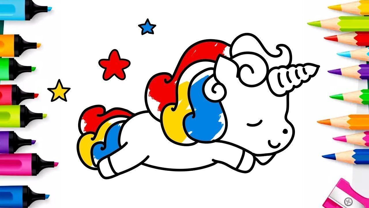 亲子简笔画:可爱小马宝莉柔柔