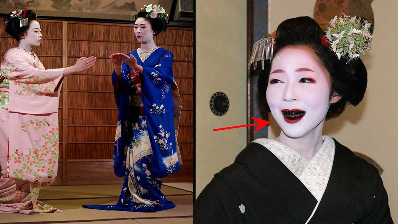 为什么日本女子染黑牙齿,结婚还要剃眉毛?涨见识了!