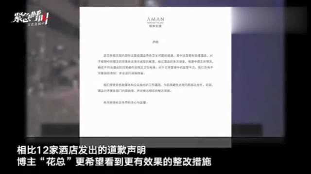 “花总”回14家酒店声明:不要当成公关危机应无死角落实主体责任