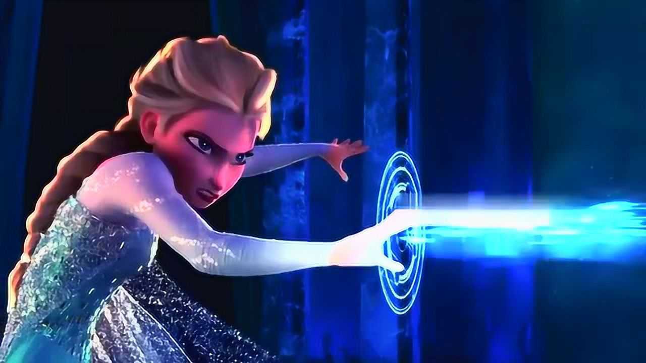 冰雪女王之长发公主:冰雪之力不及七彩魔法,太唯美了!