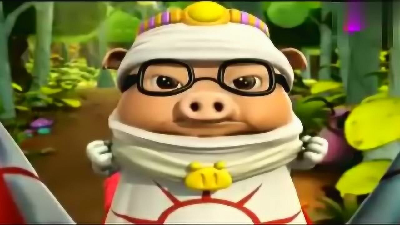 猪猪侠:超音定位,圣者炎龙发出绝招"圣音怒吼",暗黑恶龙大败