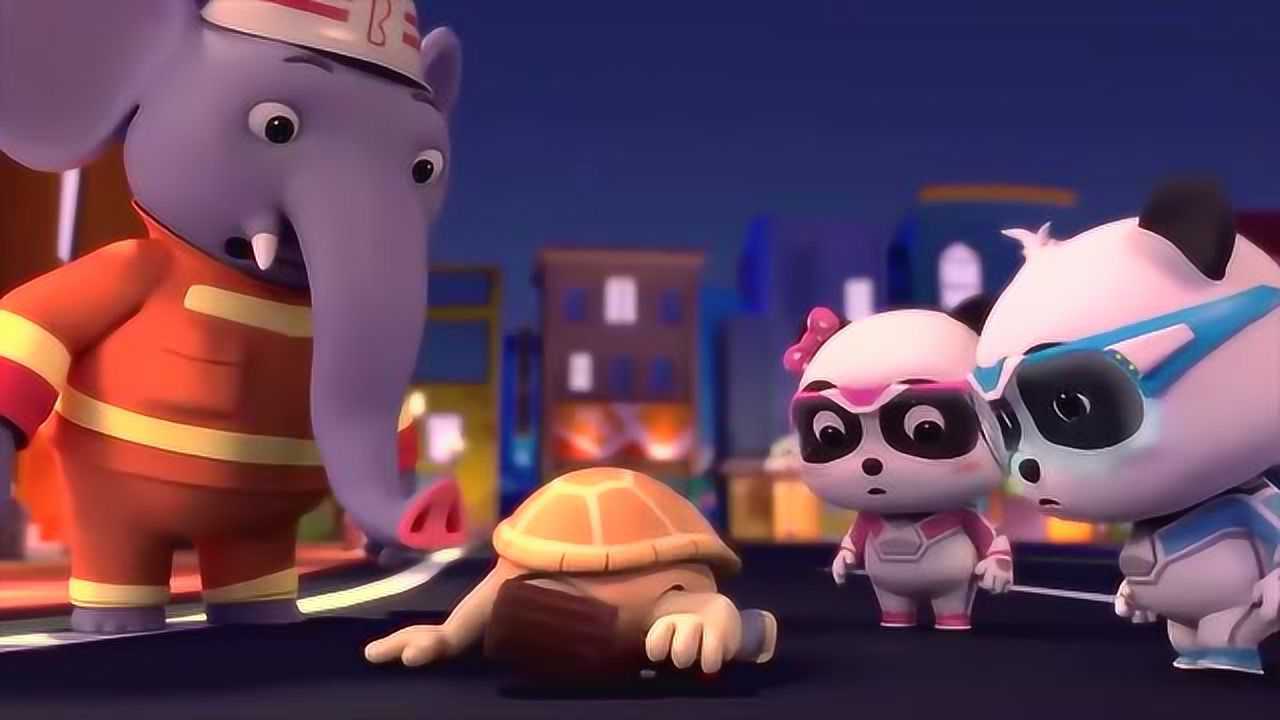 《宝宝巴士》乌龟爷爷好搞笑啊,买瓶酱油,都能发生这么多事情!