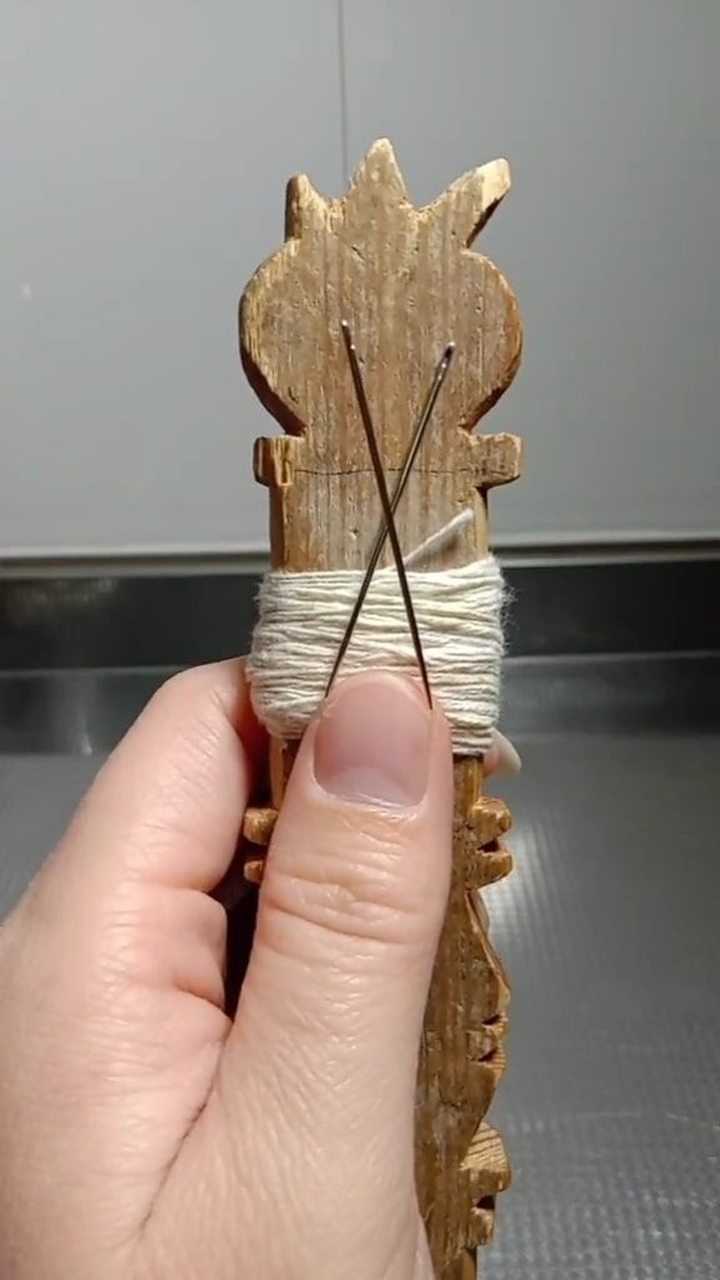 这样穿针线一不留神就进去了!