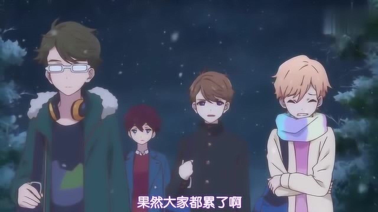 虹野梦和结城昴圣诞节的约会这一幕好浪漫啊