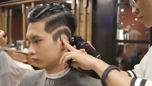 春节临近理发店热门男发，越来越多年轻人看好“莫西干”男士发型