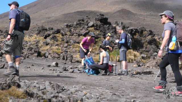 游客埋硬币上瘾,新西兰爬火山体验,非同寻常