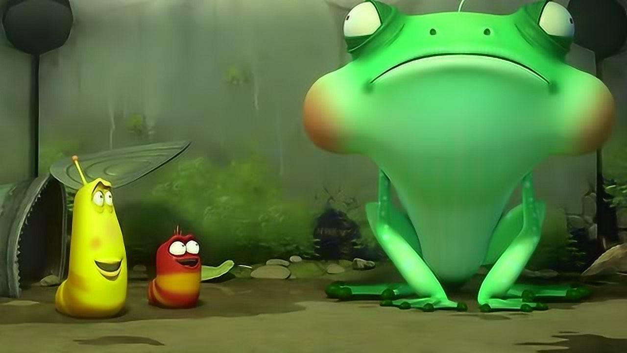 爆笑虫子虫子们跟着青蛙呱呱的节奏跳舞简直萌翻
