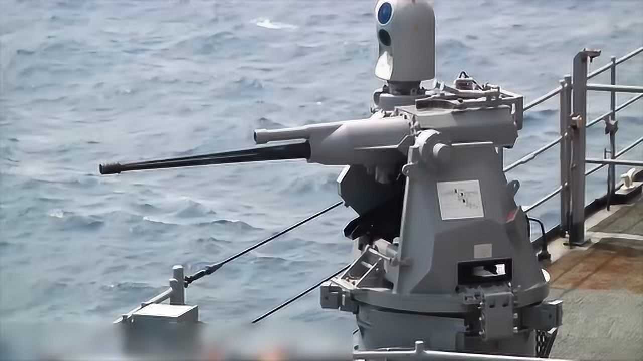 见识mk38 25毫米机炮射击过程,开眼界了