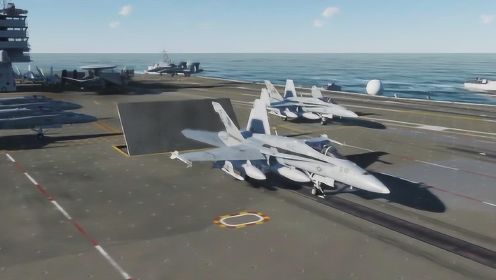 动画模拟：航空母舰大决战——美国VS俄罗斯