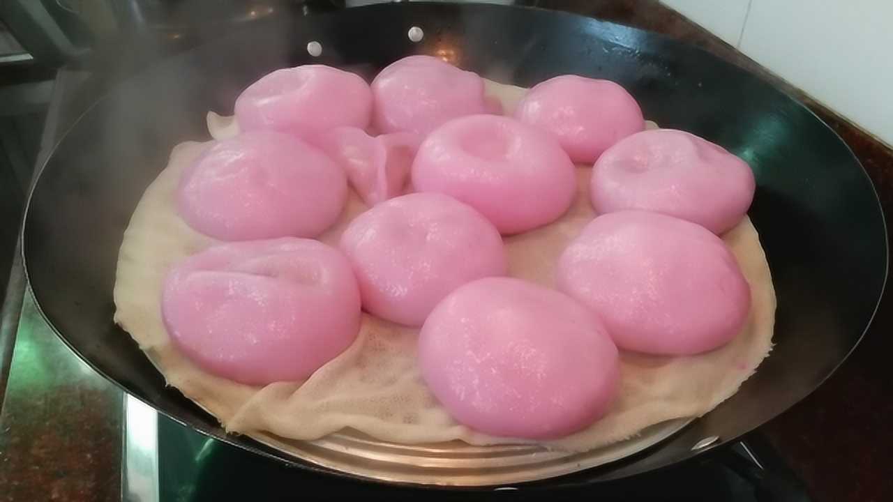 潮汕乡村传统美食圆团粿代表团团圆圆吃起来软糯鲜香