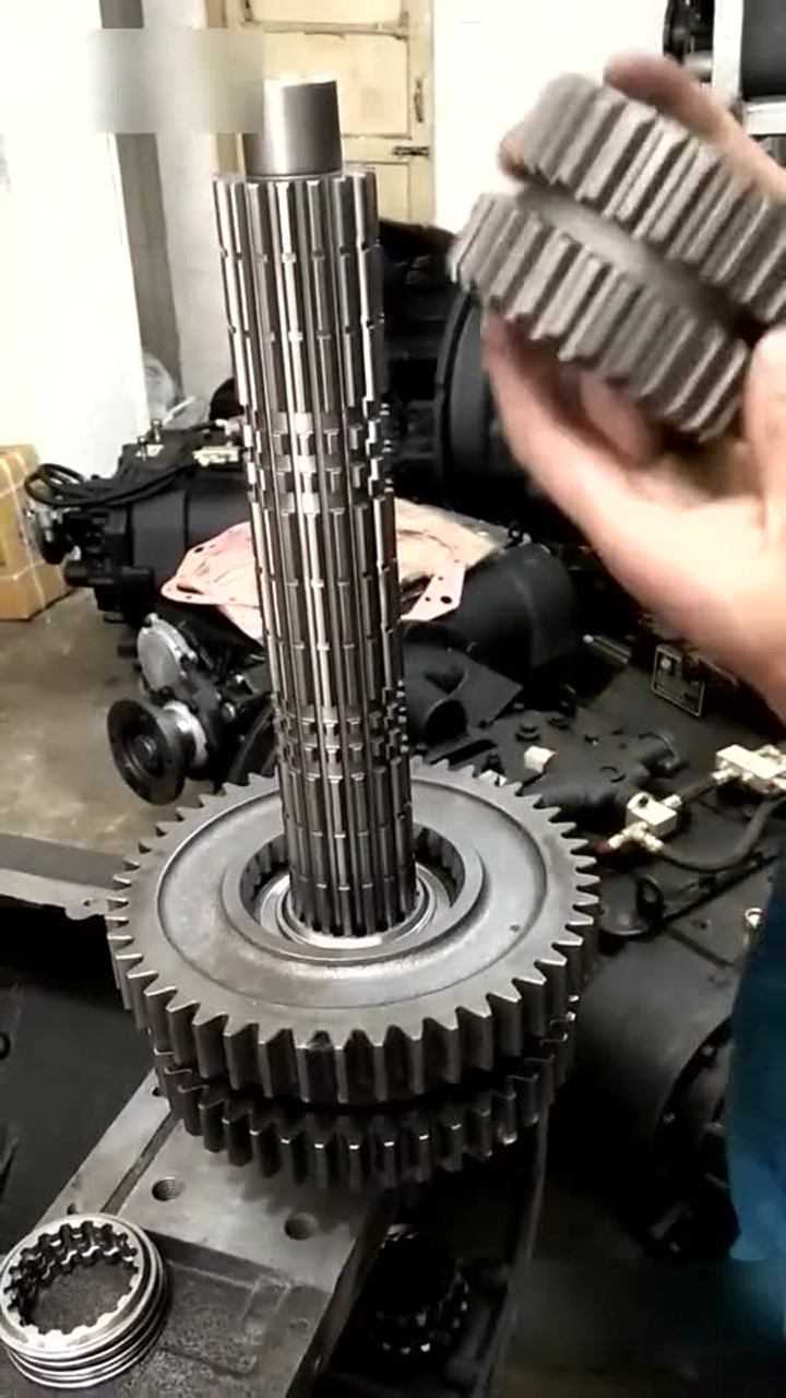 法士特档变速箱二轴安装教程_腾讯视频