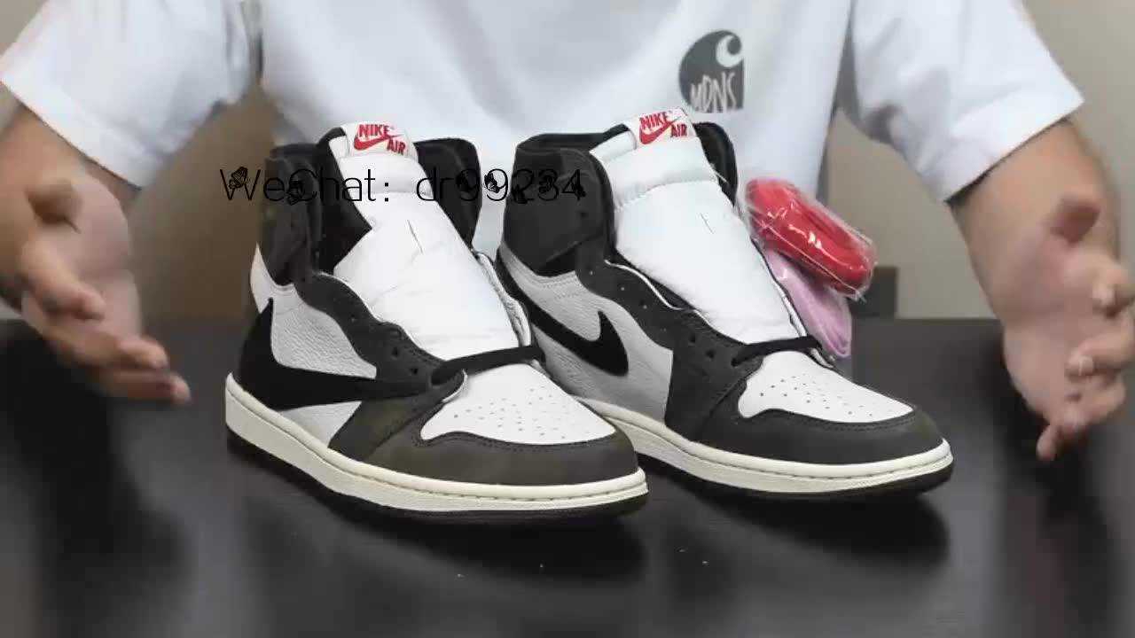 aj1倒钩 鬼斧 鬼脸 travis scott x aj1