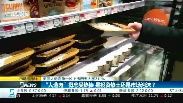 美股人造肉第一股上市4天涨210%,是投资热土还是市场泡沫?