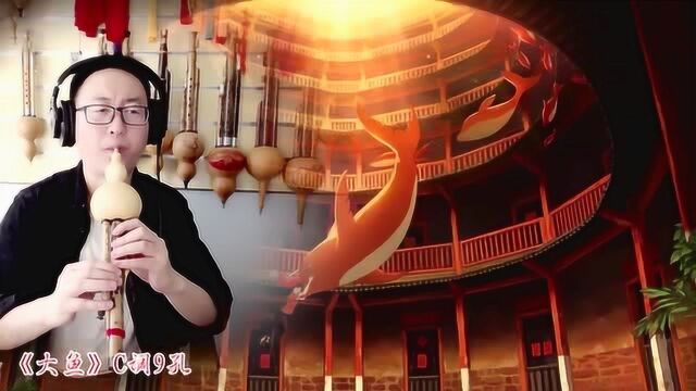 葫芦丝深情地演绎电影《大鱼海棠》的主题曲《大鱼》