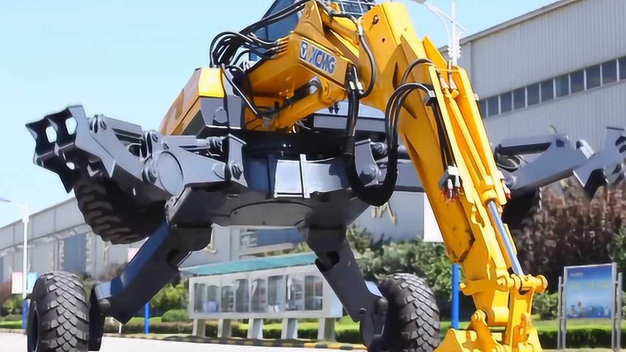 国产"蜘蛛侠"——et110步履式液压挖掘机