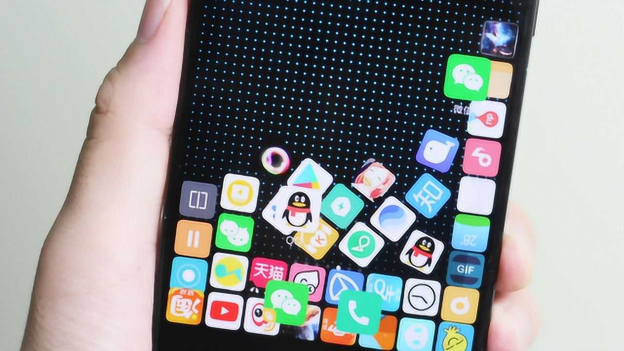 手机3d重力感应壁纸app图标悬空失重还能左右弹射