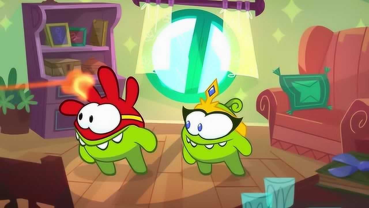 《奥姆的故事》奥姆和奈尔用特别的办法,吃彩虹糖,好开心哦!