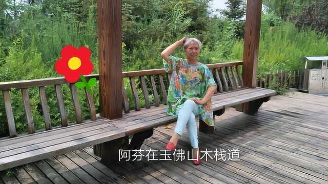 阿芬户外游去天然大氧吧玉佛山绿道