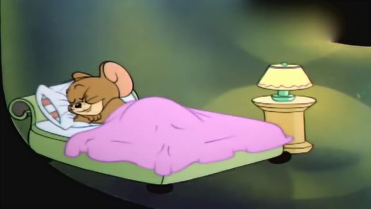 猫和老鼠:汤姆欢乐打台球,杰瑞睡的好好的,惨遭台球暴揍