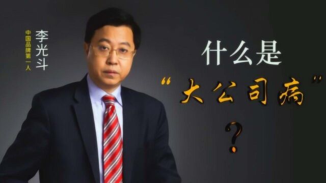 什么是“大公司病”?