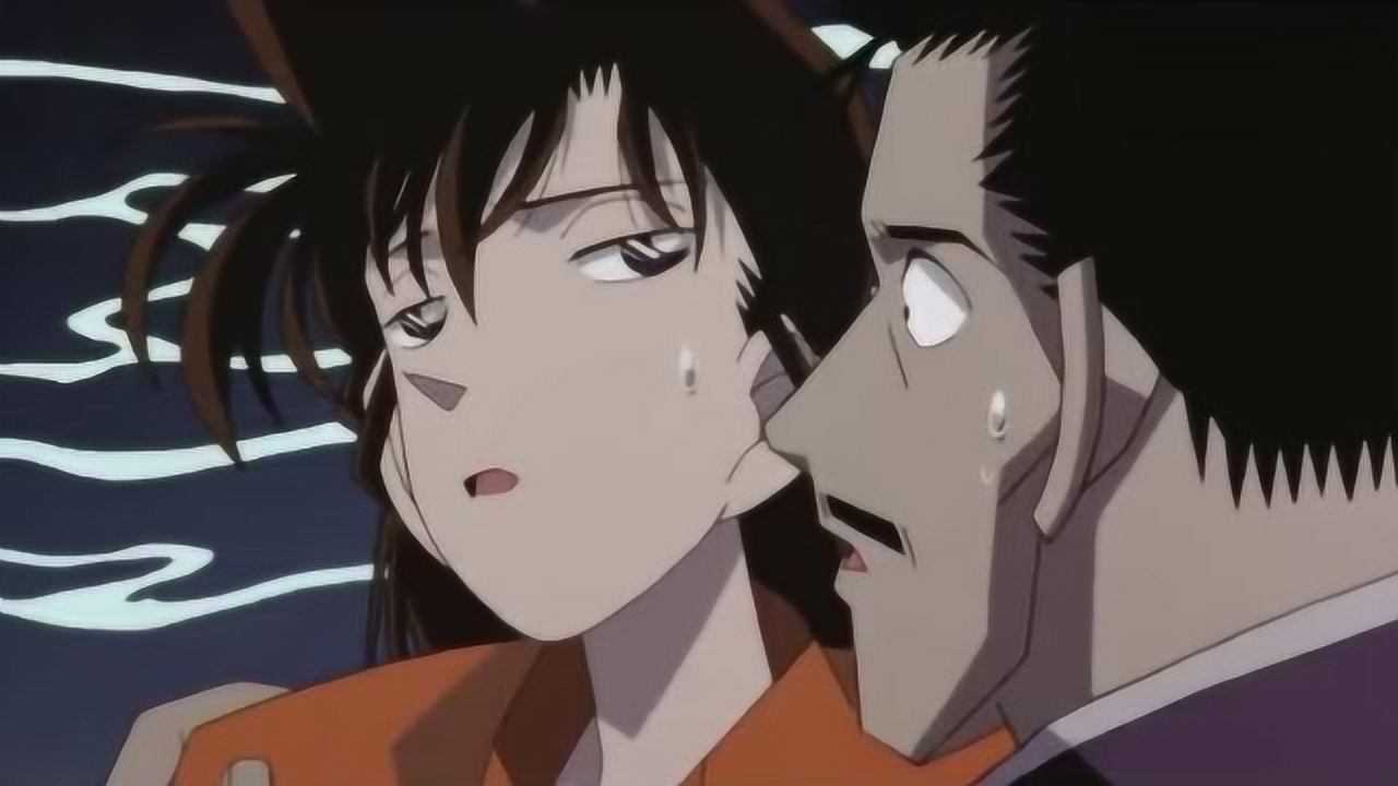 小兰和柯南高甜接吻啦新一全程羞红了脸亲吻一次太难了