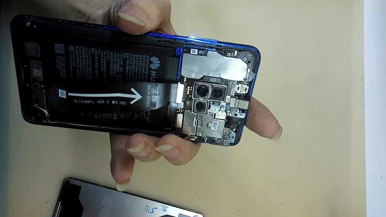 华为mate20拆机换屏换电池维修手机拆解教程