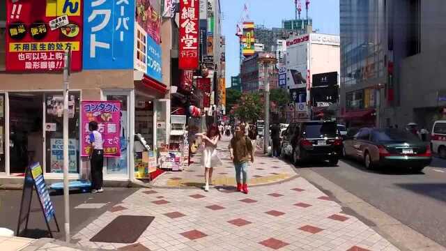 实拍东京涩谷区街景,日本的年轻人最喜欢来这里逛街