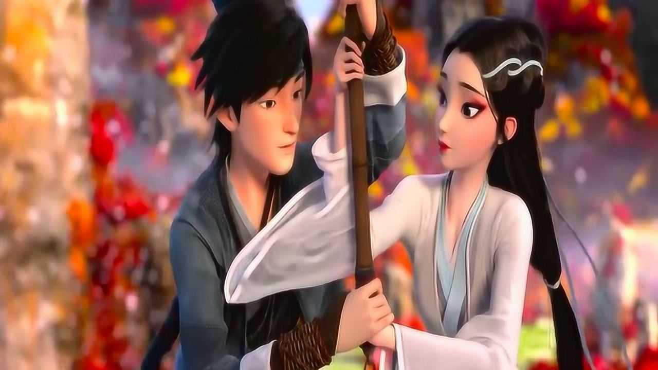 白蛇缘起小白和许宣不小心双手握在一起两人感情迅速升温