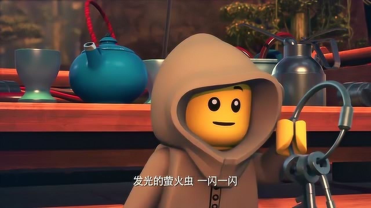 乐高幻影忍者吴大师吃了不该吃的东西变成小宝宝了