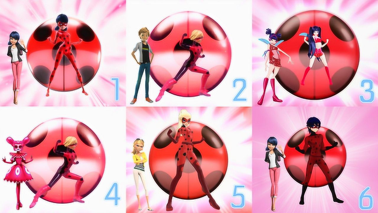 瓢虫雷迪mmd:6款不同的"瓢虫变身",你最喜欢哪一个?