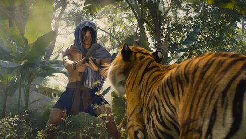 小伙把老虎当宠物饲养，不料这只老虎是虎神，一部动作冒险电影