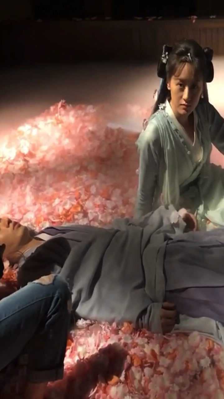 琉璃美人煞拍摄现场,袁冰妍