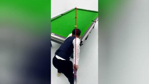 台球教学 出杆不稳纠正方法
