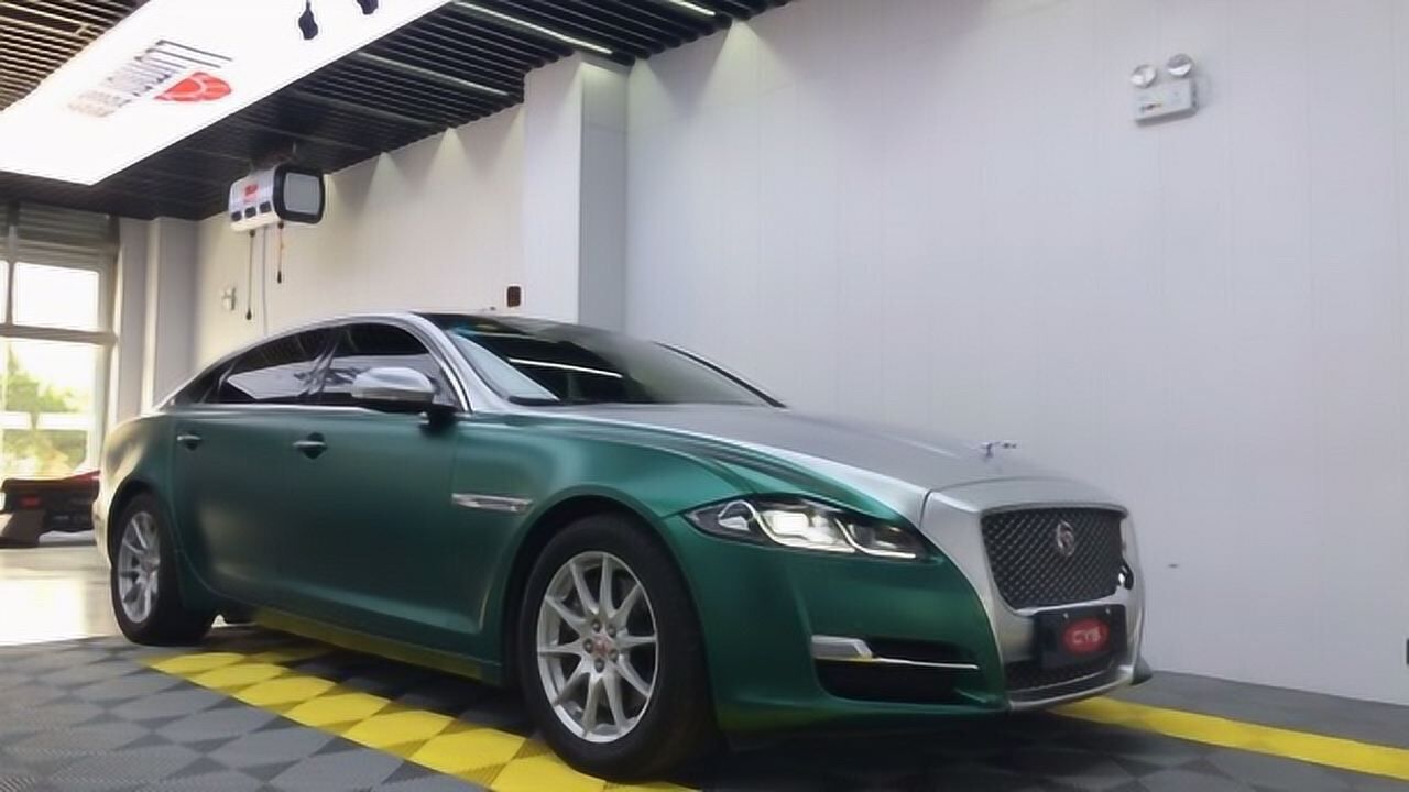 烟台汽车改色#捷豹xjl双拼