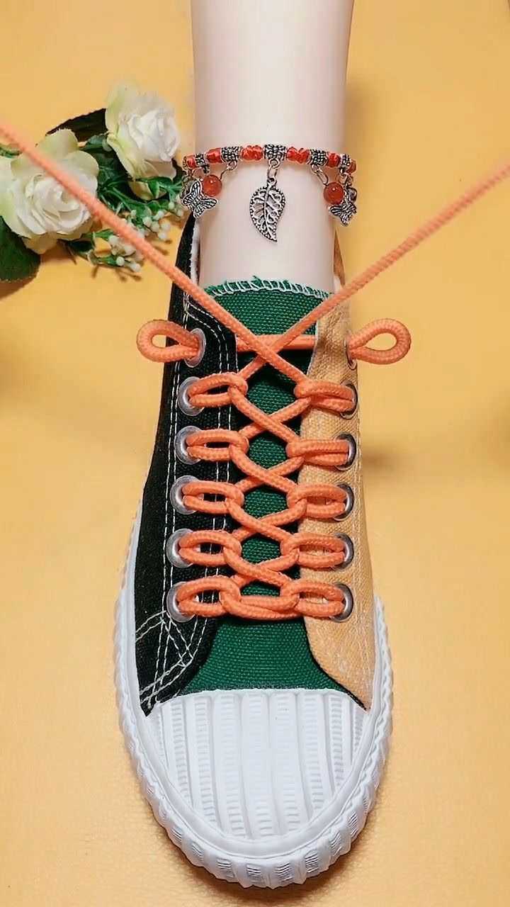不一样的鞋带系法教程来了大家伙看一眼就能爱上