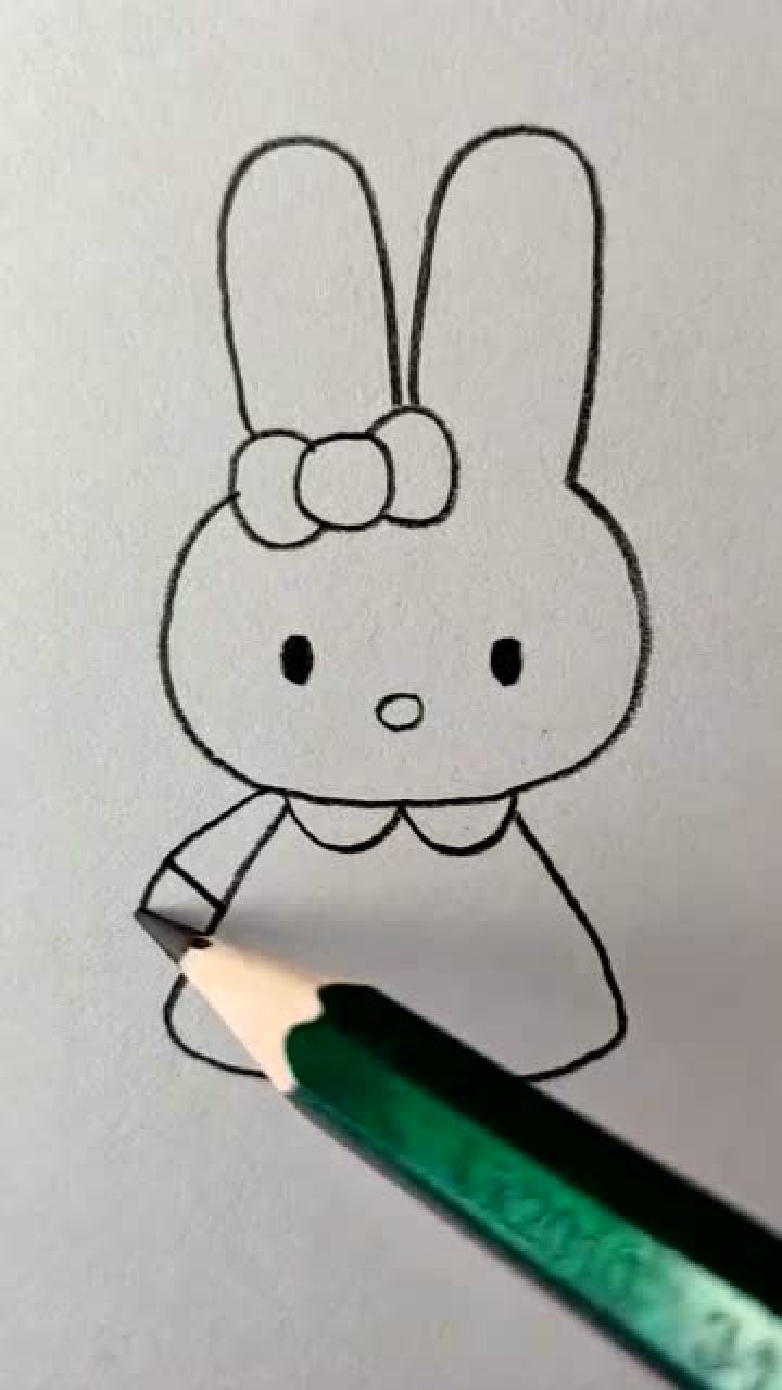 画凯蒂猫的朋友凯西兔