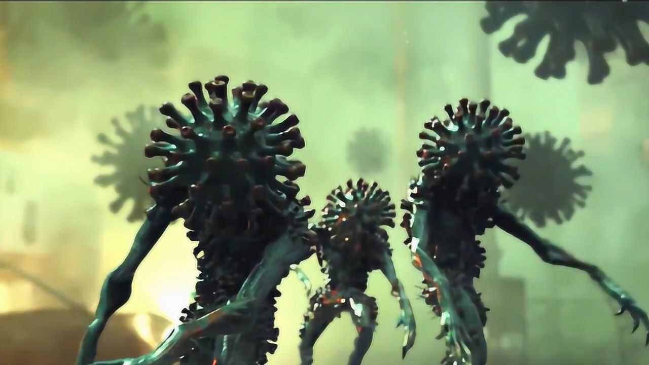 科幻灾难片全球爆发超级病毒病毒进化成人形怪兽到处攻击人