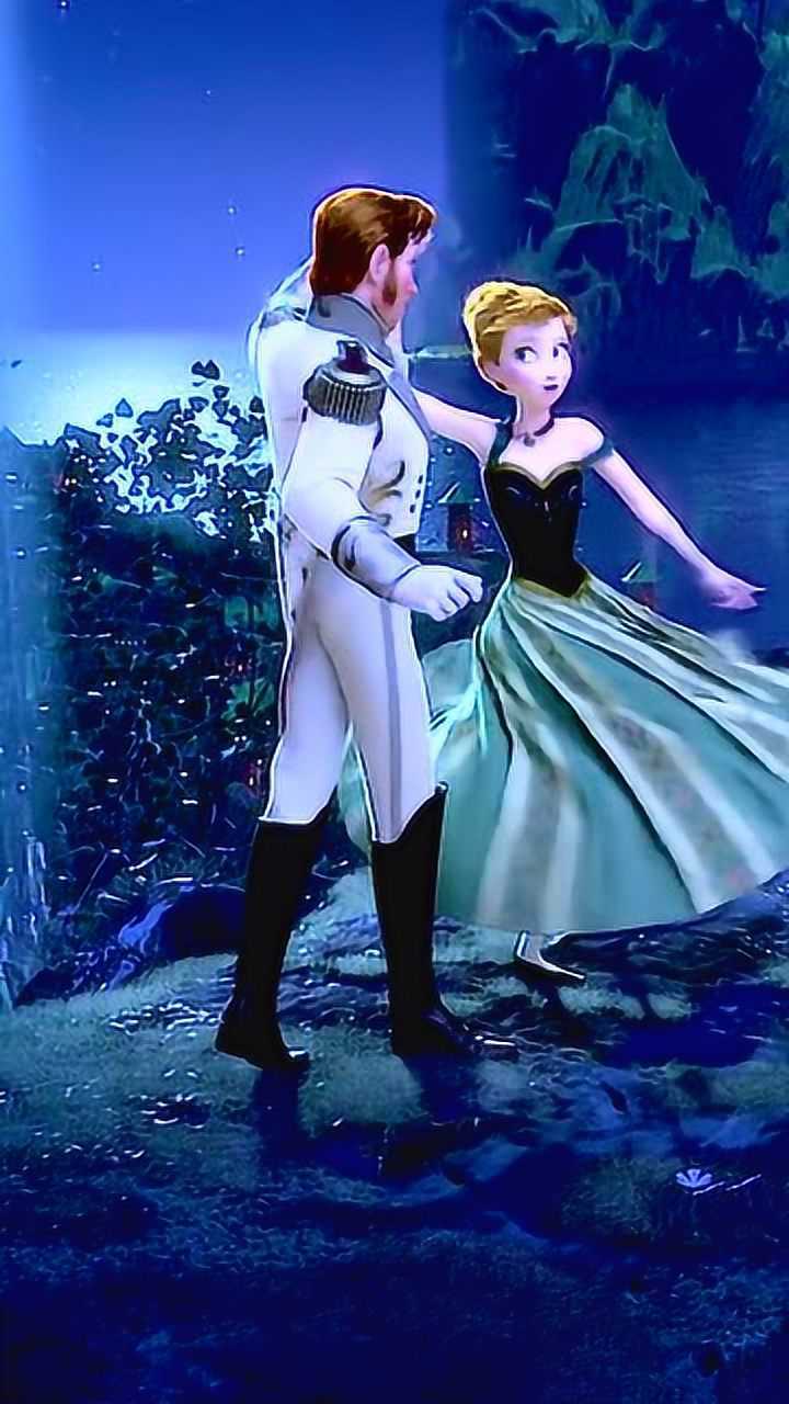 汉斯和安娜一起去见艾莎女王,答应我,憋住别笑.