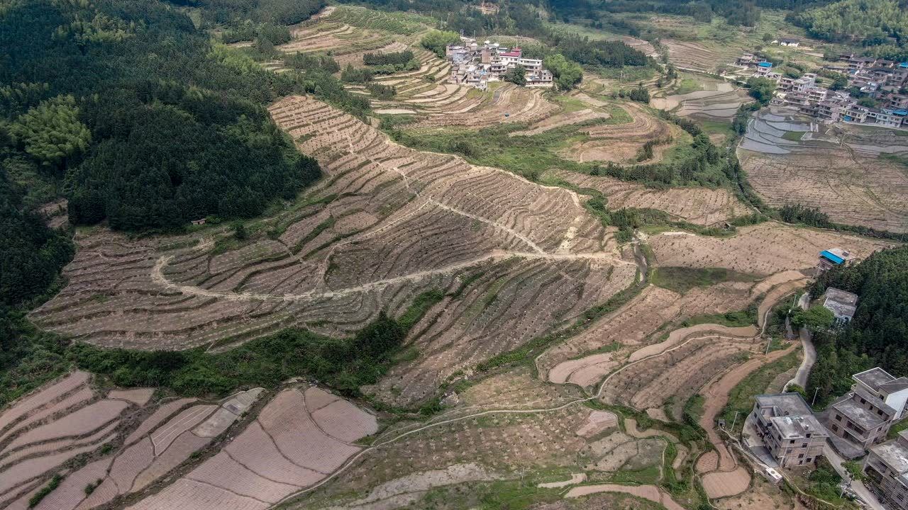 美麗鄉村——藍山縣毛俊鎮軍田村_騰訊視頻