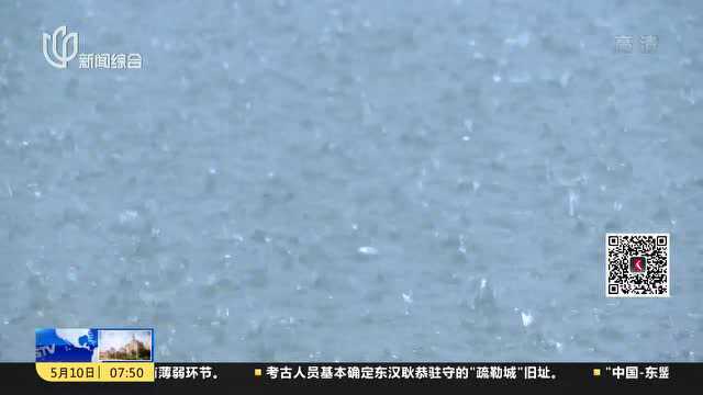 强对流天气突袭浙江兰溪