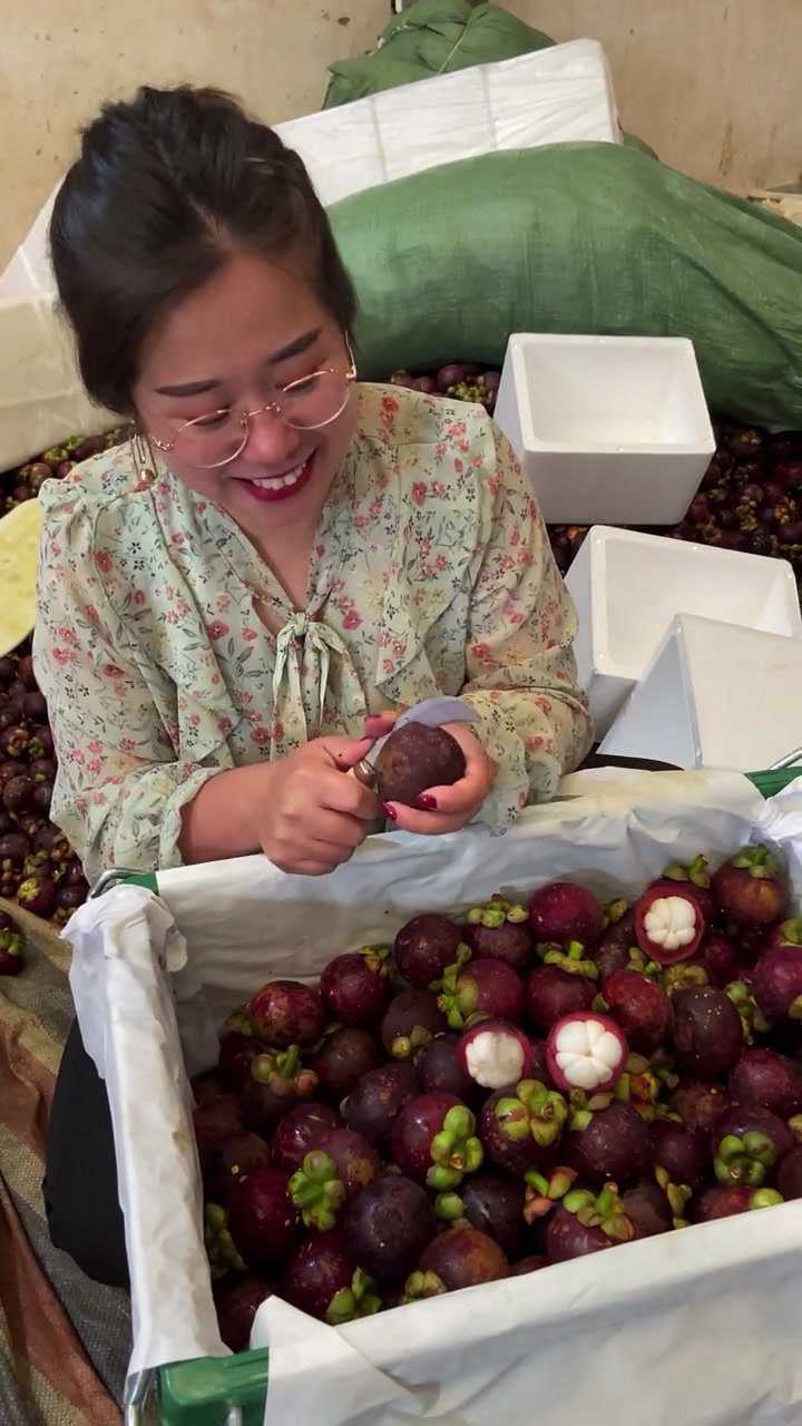 树上现摘山竹特别好吃